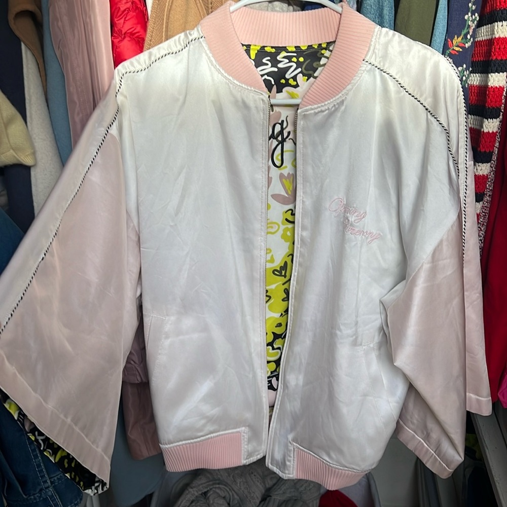 Opening ceremony silk double sided jacket